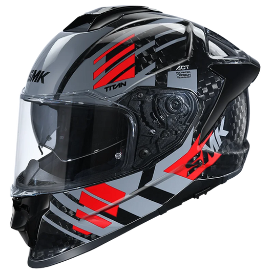 TITAN CARBON T-RACE GL263 GREY/RED