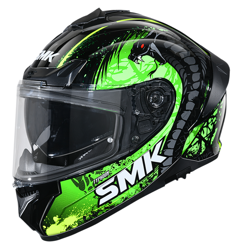 SMK Typhoon Reptile Black Green Yellow (GL284)