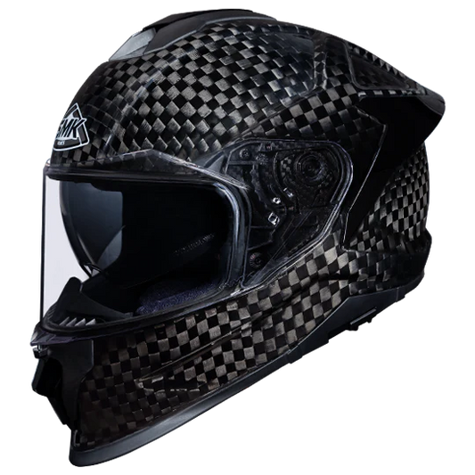 SMK Titan Carbon Fiber Gloss Black (GLCA200) Helmet