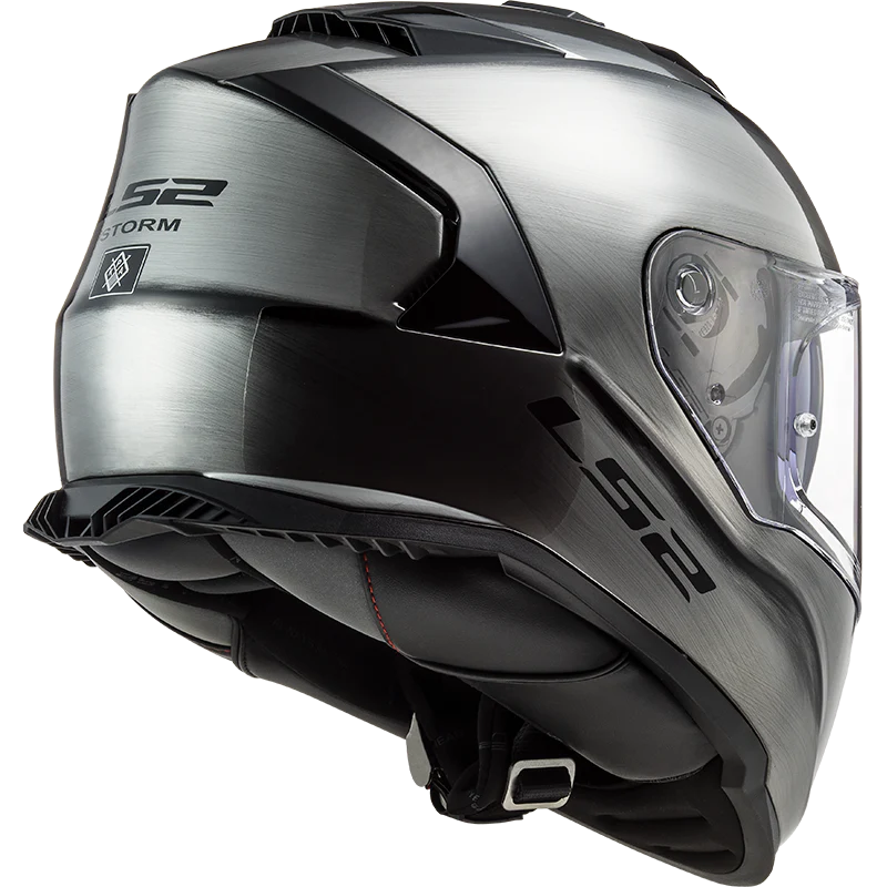 FF800 Storm Jeans Titanium Gloss Helmet