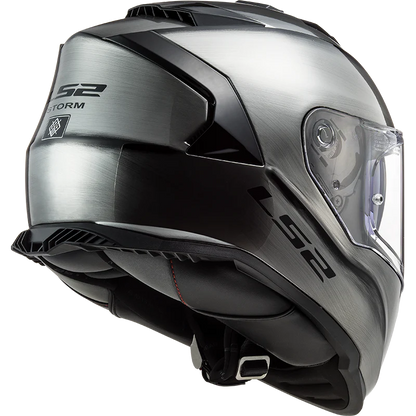 FF800 Storm Jeans Titanium Gloss Helmet