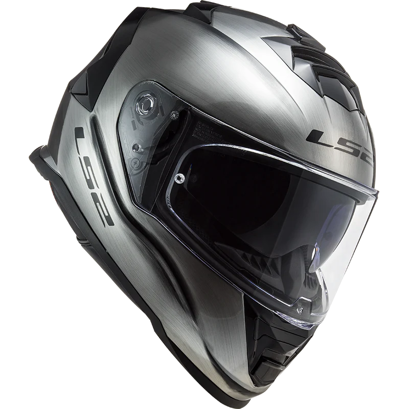 FF800 Storm Jeans Titanium Gloss Helmet