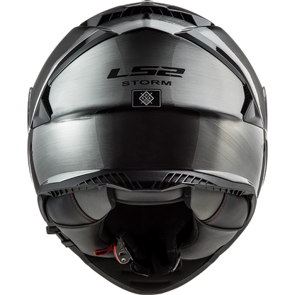 FF800 Storm Jeans Titanium Gloss Helmet