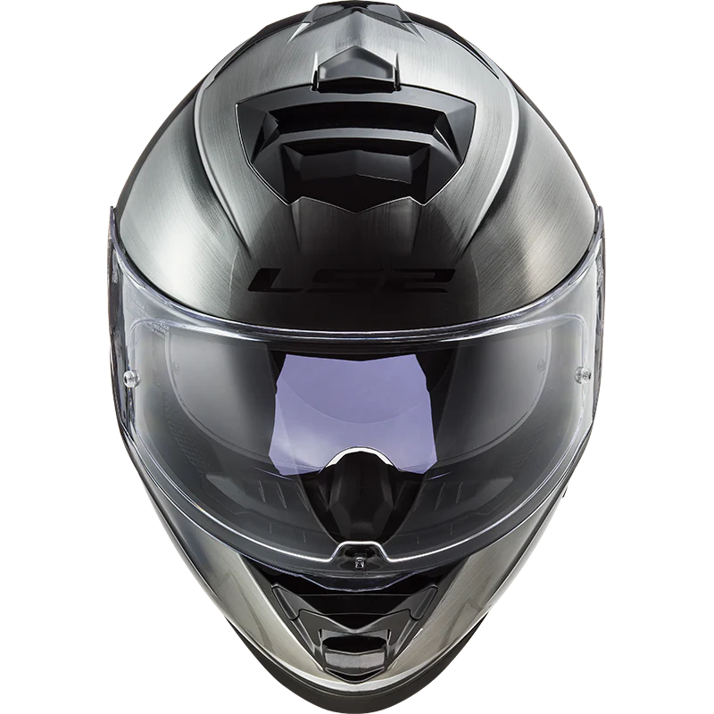 FF800 Storm Jeans Titanium Gloss Helmet