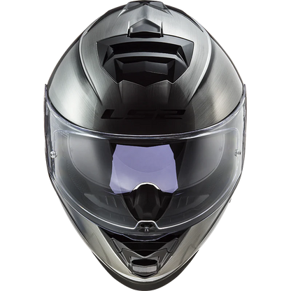 FF800 Storm Jeans Titanium Gloss Helmet