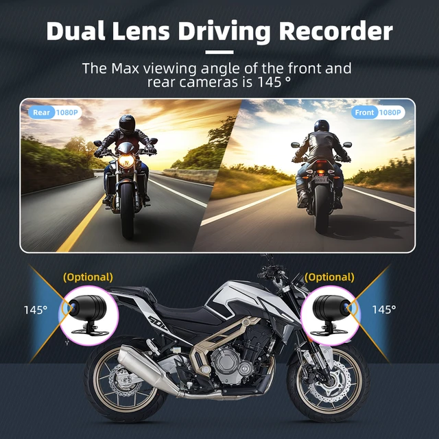 S3 ELITE 6.25 INCH MOTORCYCLE NAVIGATION WITH CARPLAY 2K HD SCREEN WITH CAMERA AND TPMS