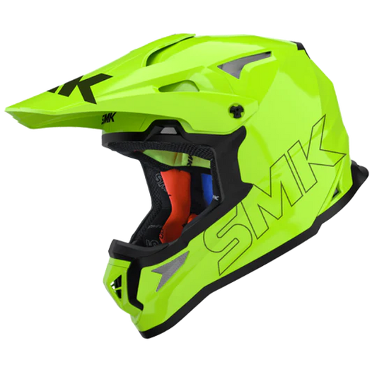 SMK Allterra Hi Viz Yellow Gloss (HV420) Helmet