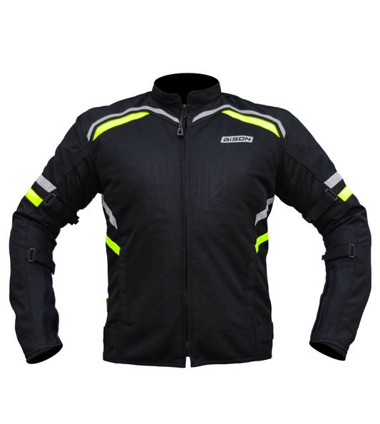 RAPTOR V.2 – BLACK HI-VIZ GREEN JACKET