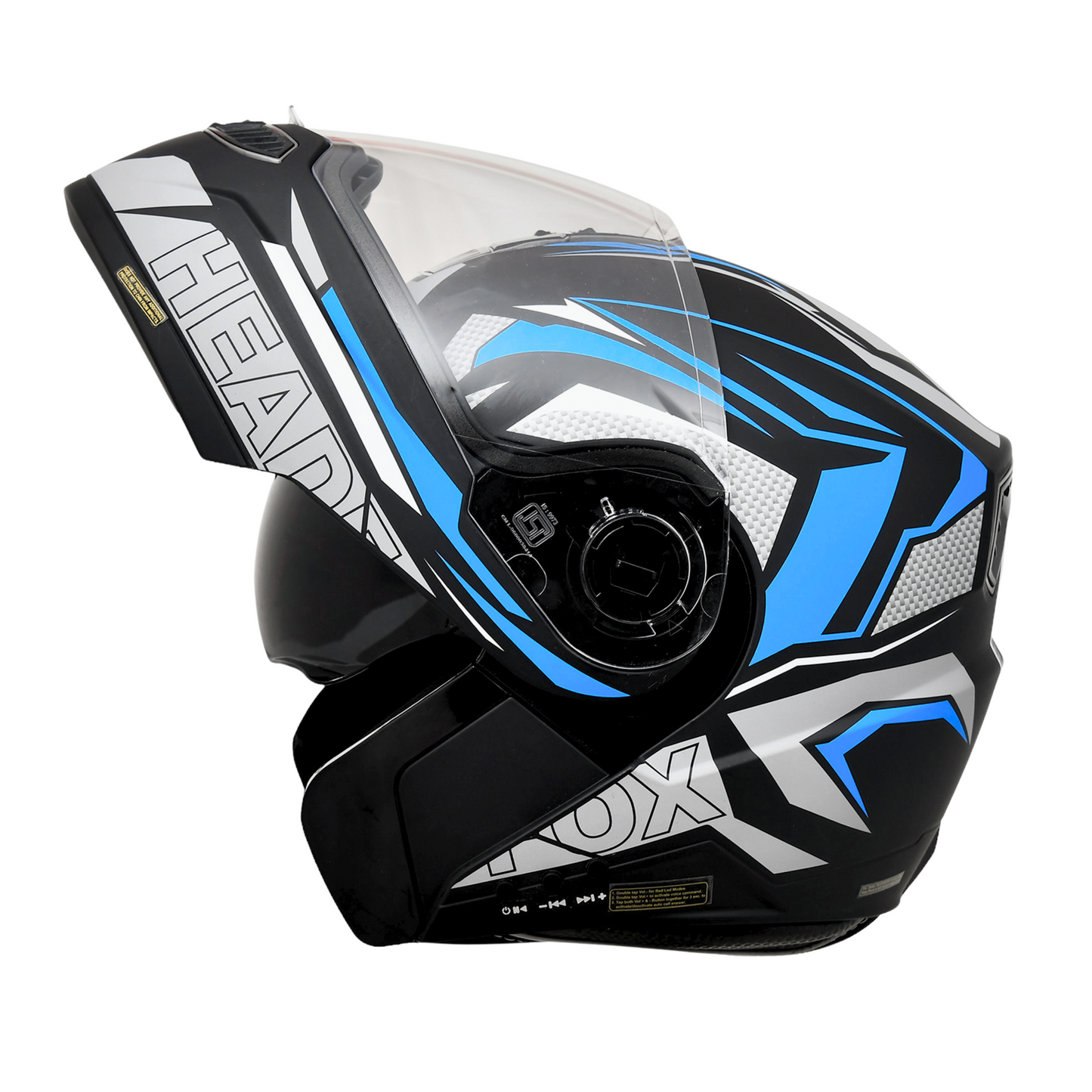 NF2 METRO MATT BLUE FLIP-UP DOUBLE VISOR HELMET