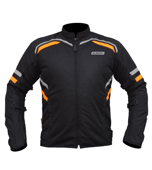 RAPTOR V.2 – BLACK HI-VIZ ORANGE JACKET