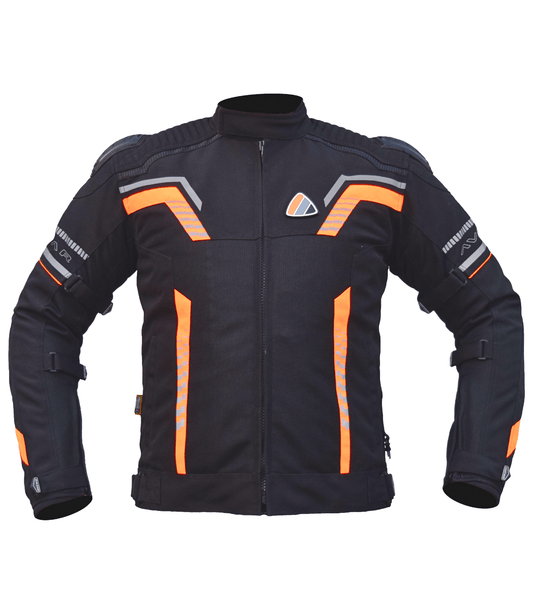 AVATAR V.2 – BLACK HI-VIZ ORANGE JACKET