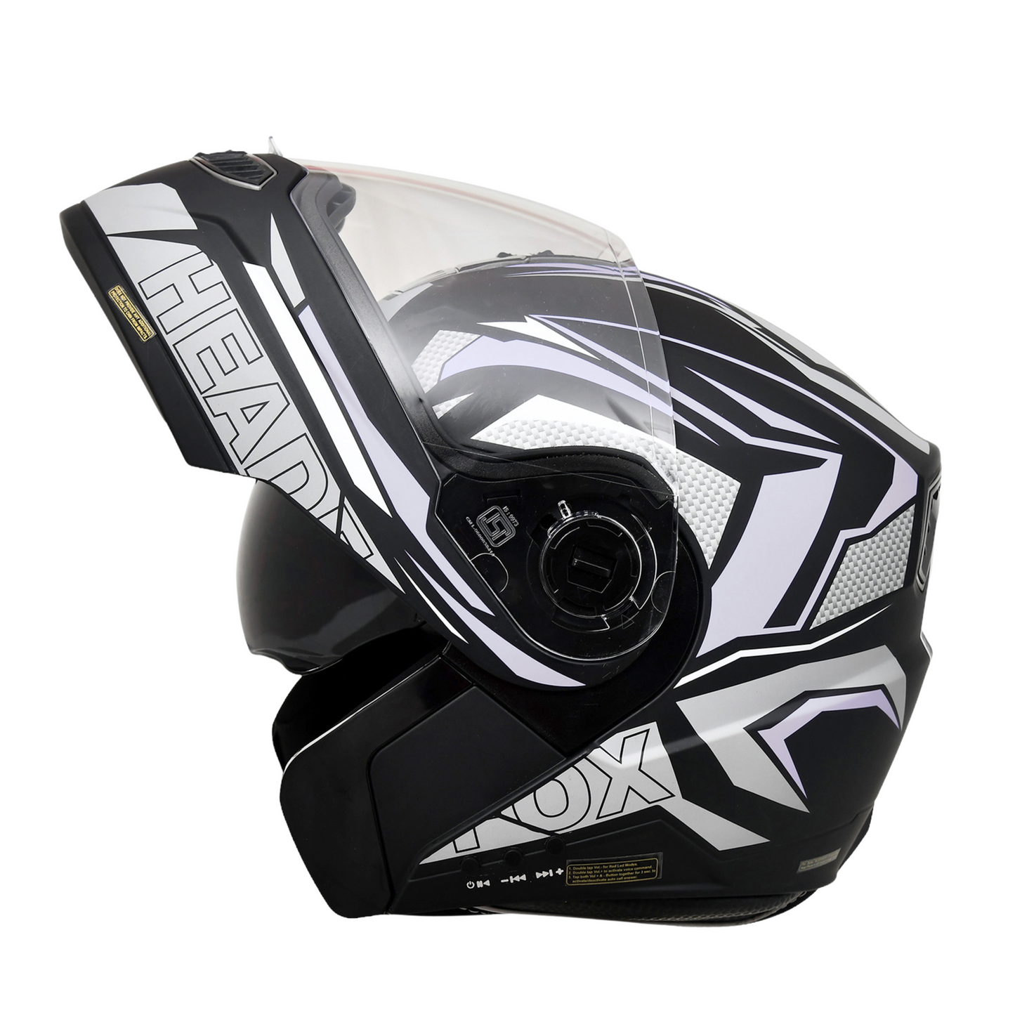 NF2 METRO MATT GREY FLIP-UP DOUBLE VISOR HELMET