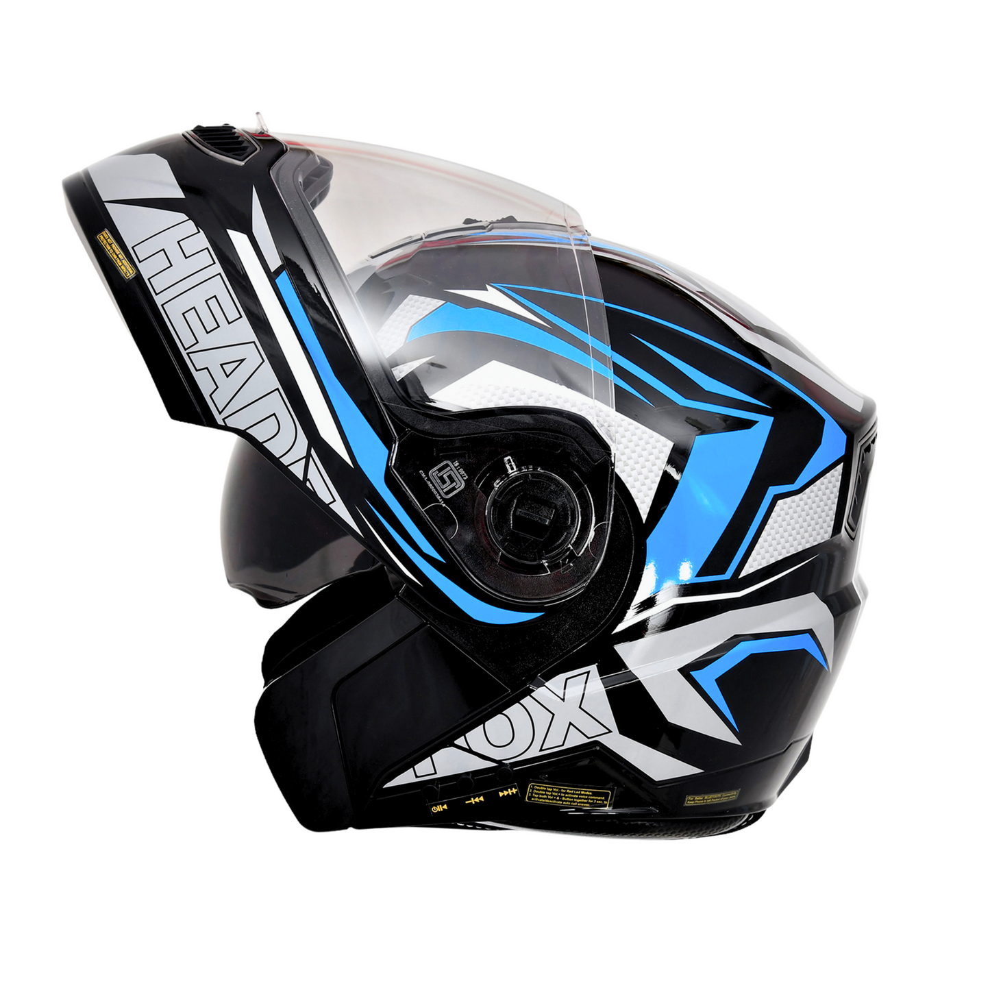 NF2 METRO GLOSS BLUE FLIP-UP DOUBLE VISOR HELMET