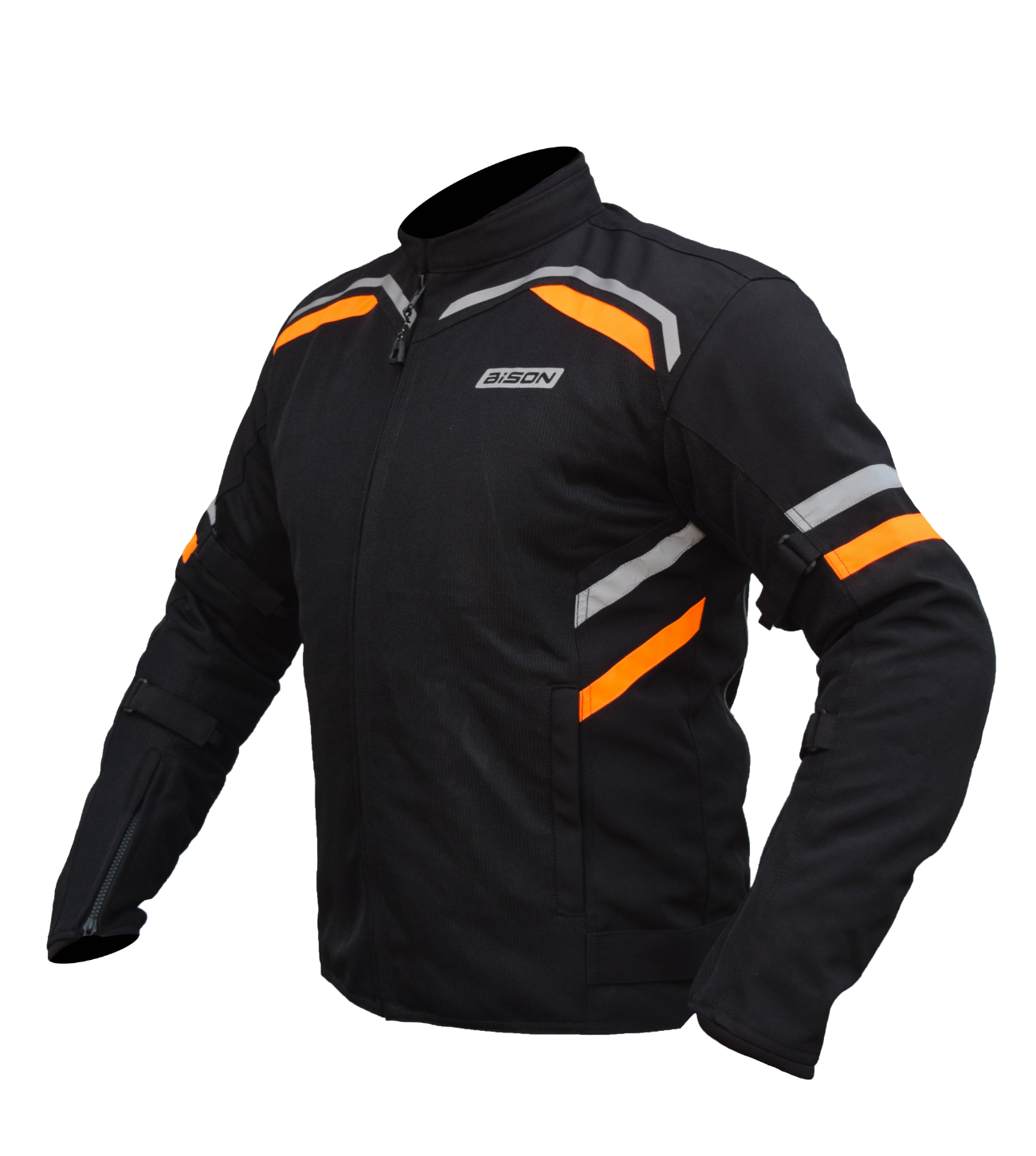 RAPTOR V.2 – BLACK HI-VIZ ORANGE JACKET