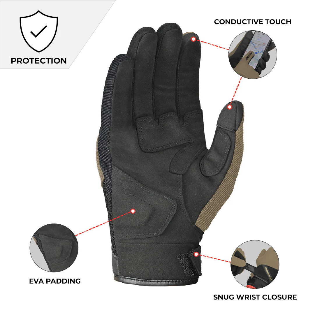 FENDER – DAILY USE MOTORCYCLE GLOVES FOR MEN