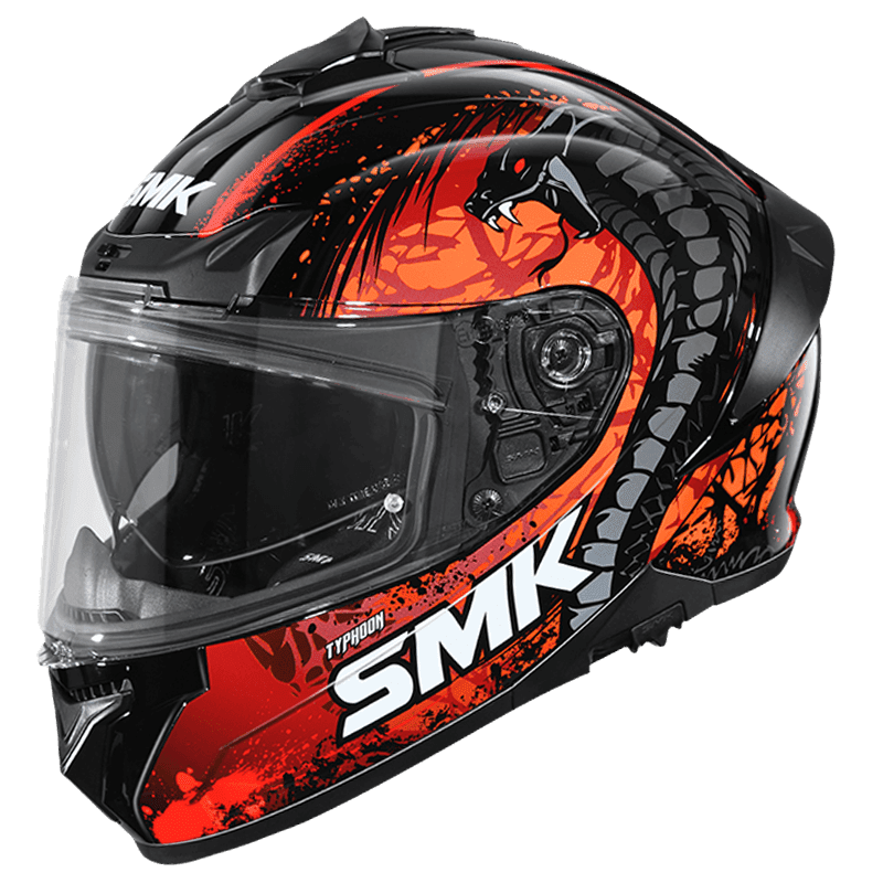 SMK Typhoon Reptile Black Orange Red (GL273)