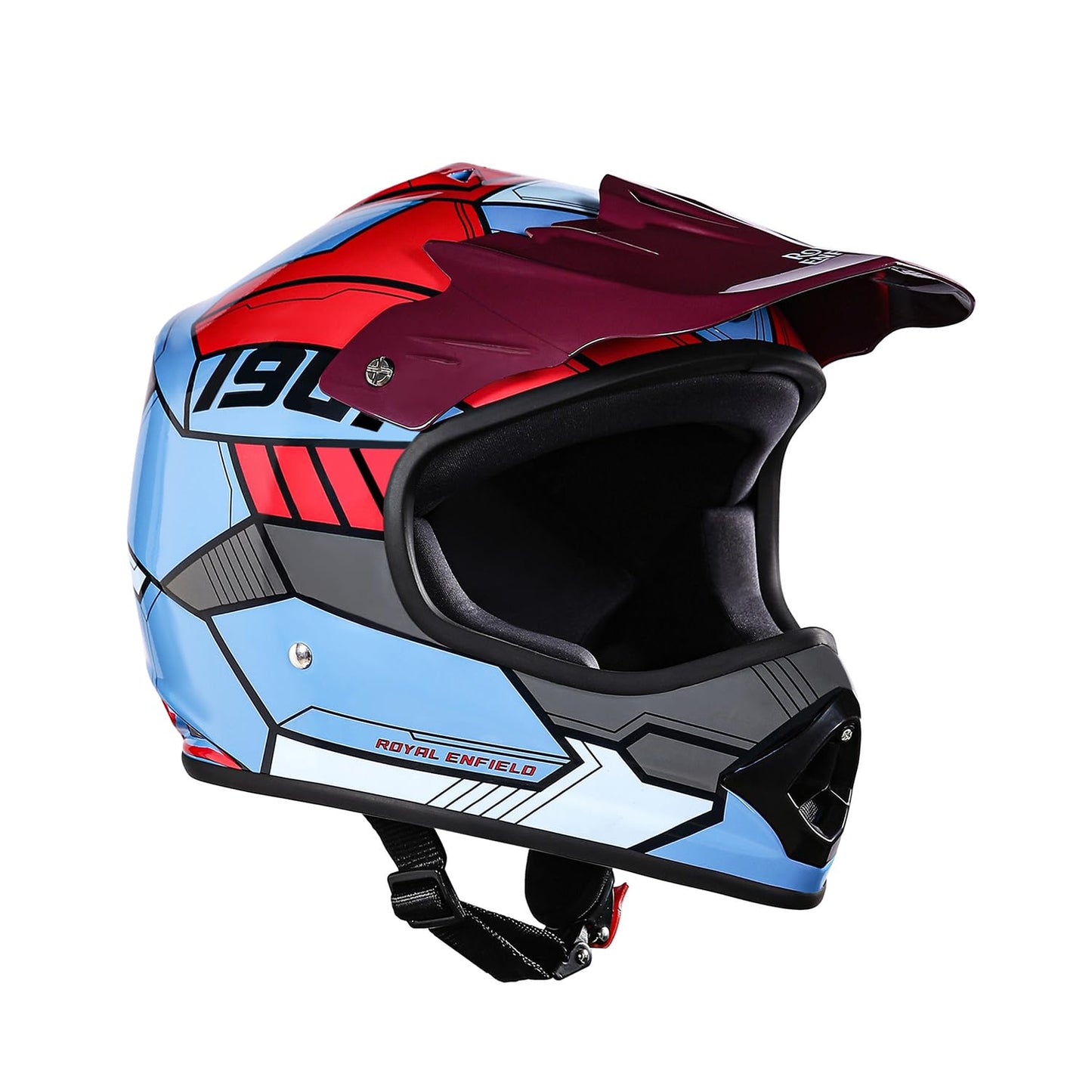 Royal Enfield Motocross Kids ISI Certified Helmet Chase FF