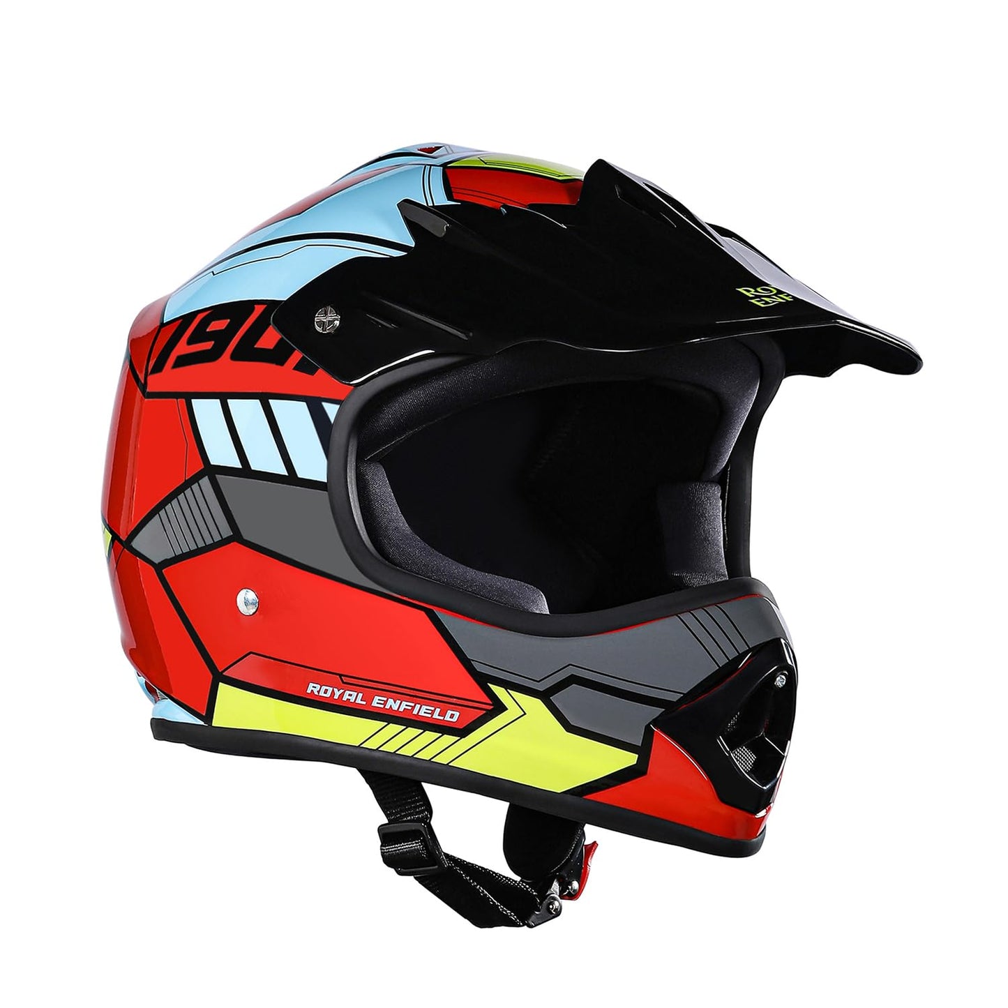 Royal Enfield Motocross Kids ISI Certified Helmet Chase FF