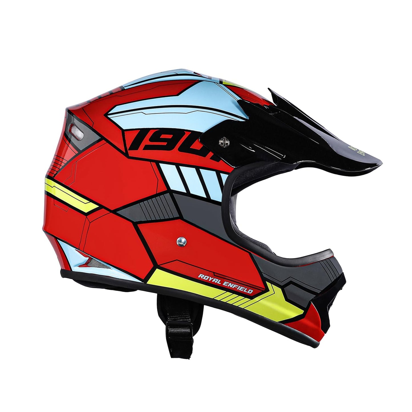 Royal Enfield Motocross Kids ISI Certified Helmet Chase FF