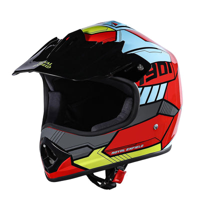 Royal Enfield Motocross Kids ISI Certified Helmet Chase FF