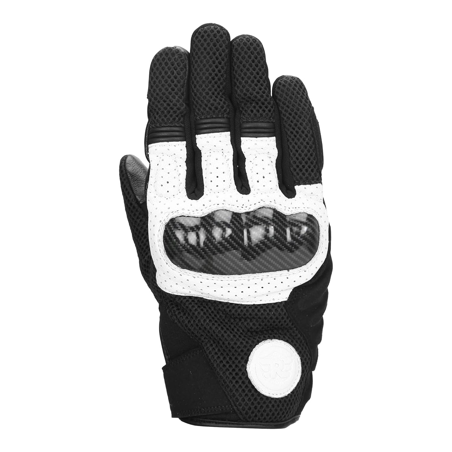 Royal Enfield Windstorm Riding Gloves Black & White L (RRGGLN000058)