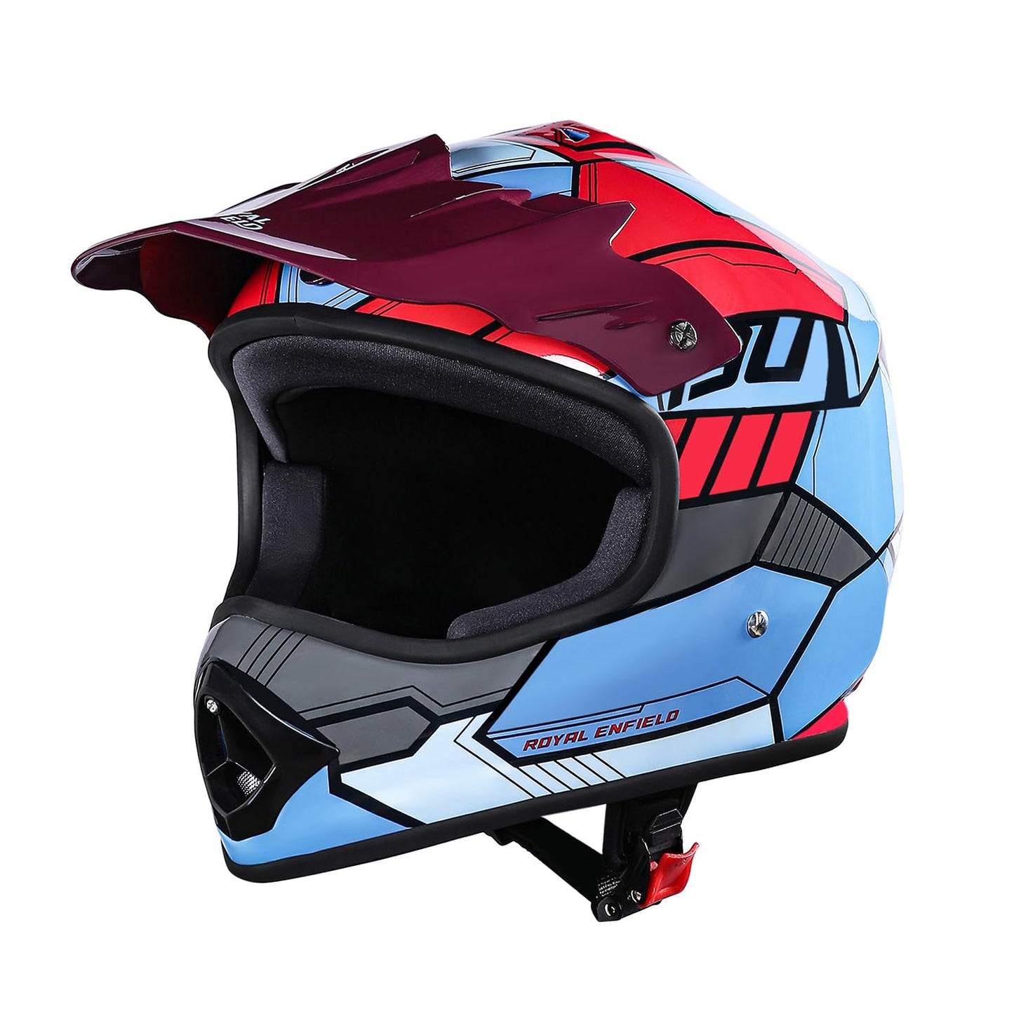 Royal Enfield Motocross Kids ISI Certified Helmet Chase FF