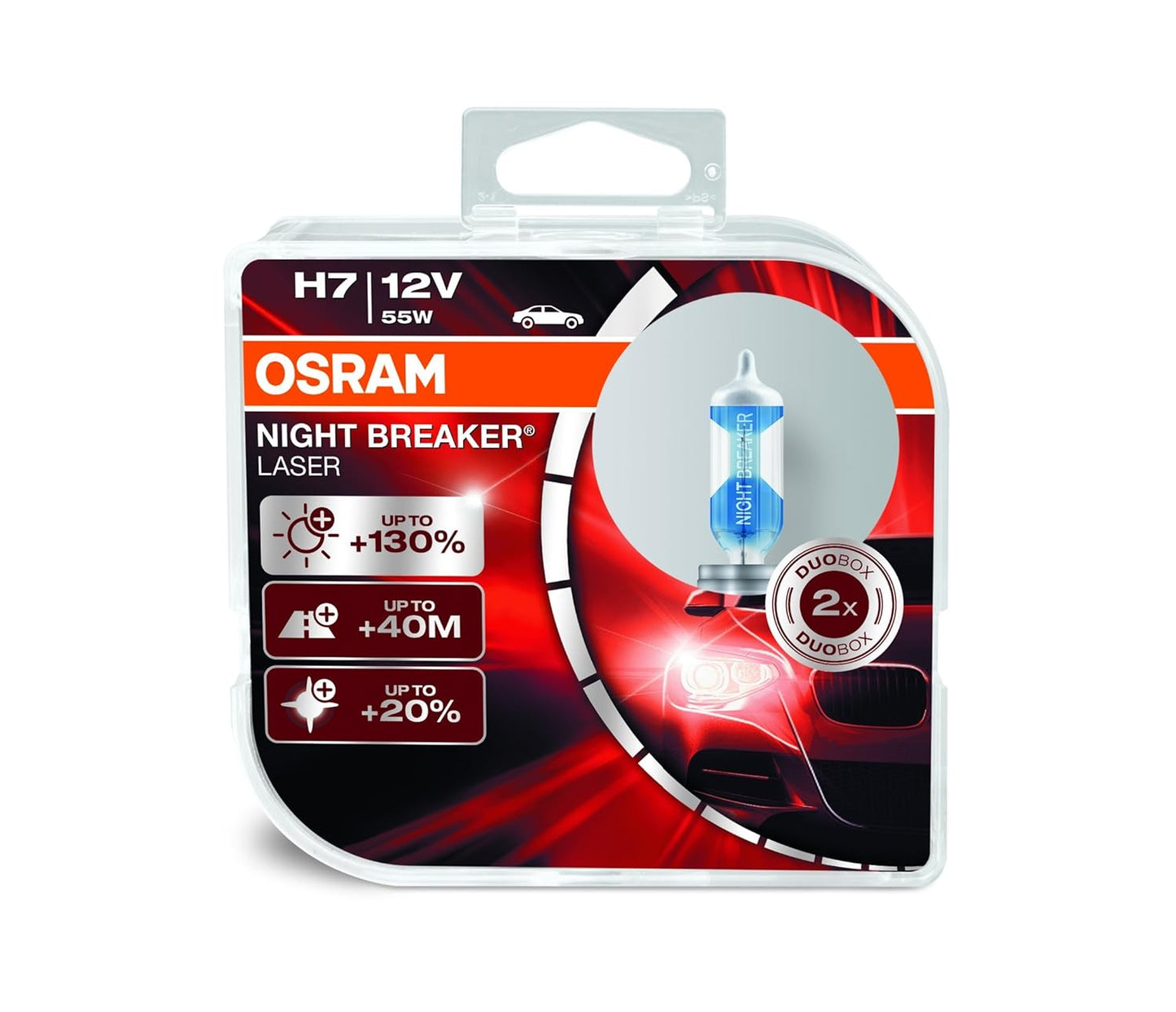 OSRAM H7 LED Headlight Bulb, 50W, Pair