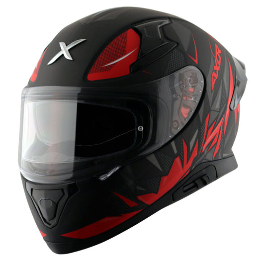 Apex Hunter Helmet DULL BLACK RED