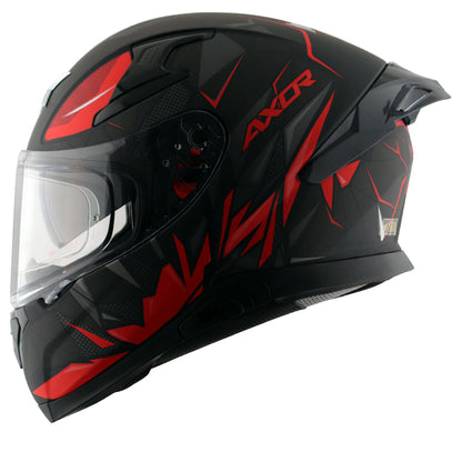 Apex Hunter Helmet DULL BLACK RED