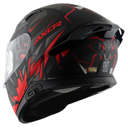 Apex Hunter Helmet DULL BLACK RED