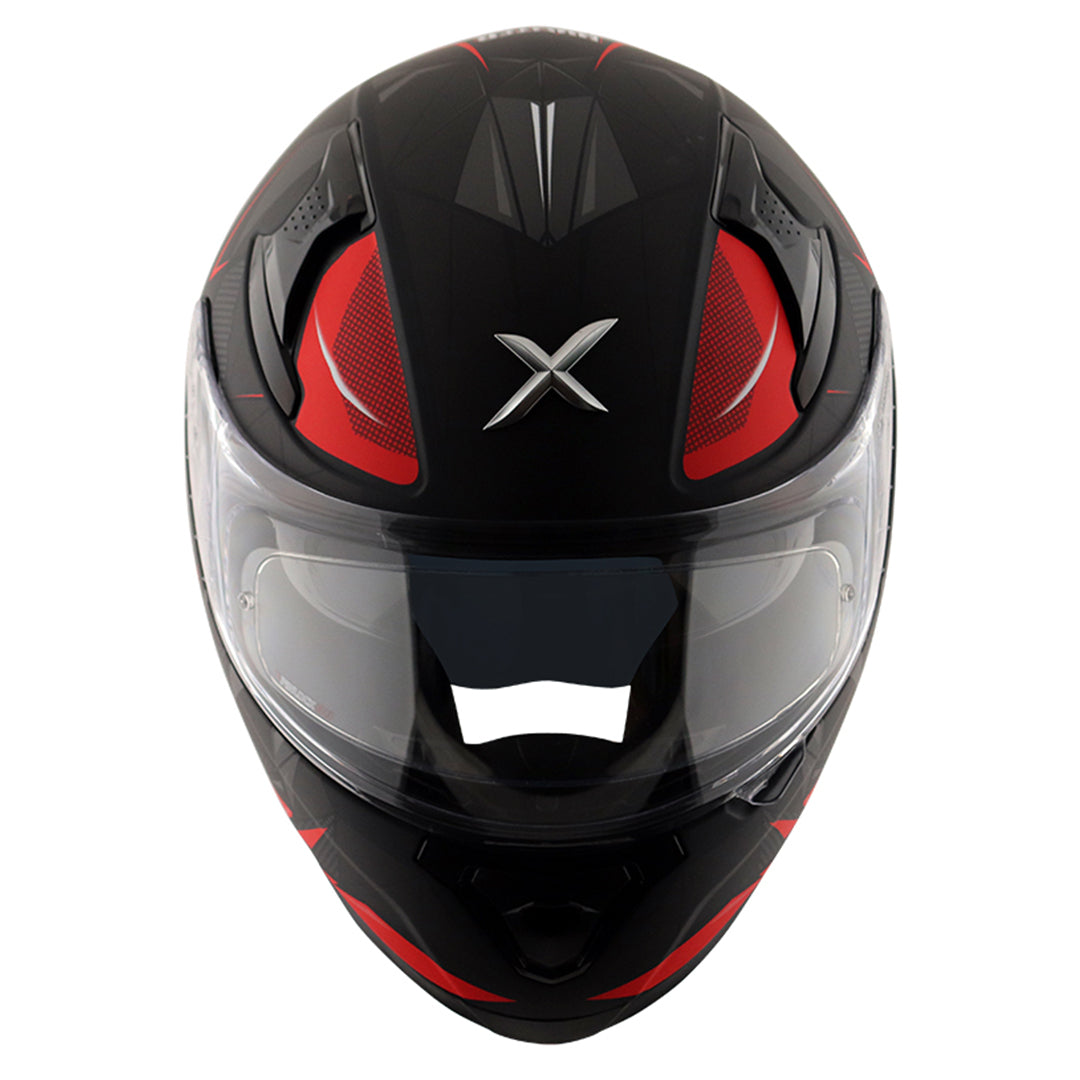 Apex Hunter Helmet DULL BLACK RED