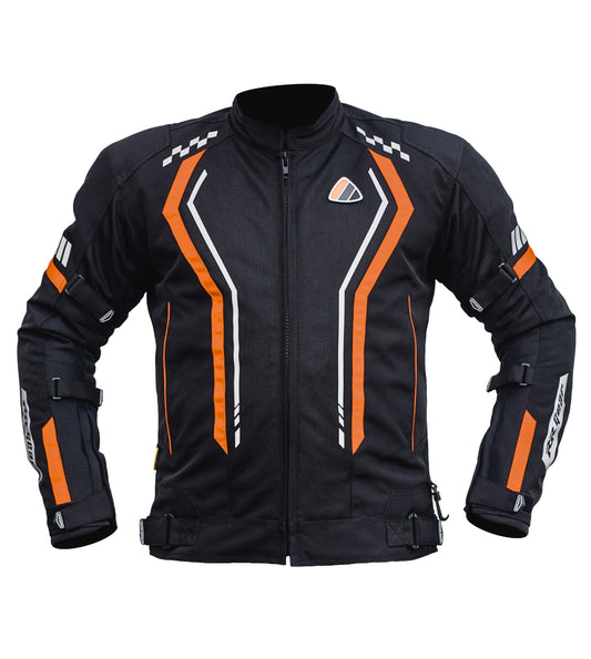 MASCULINE V.2  – BLACK ORANGE JACKET