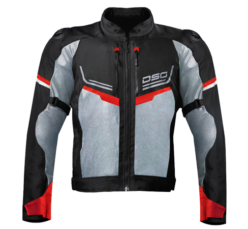 DSG AIRE RIDING JACKET - Black Grey Red