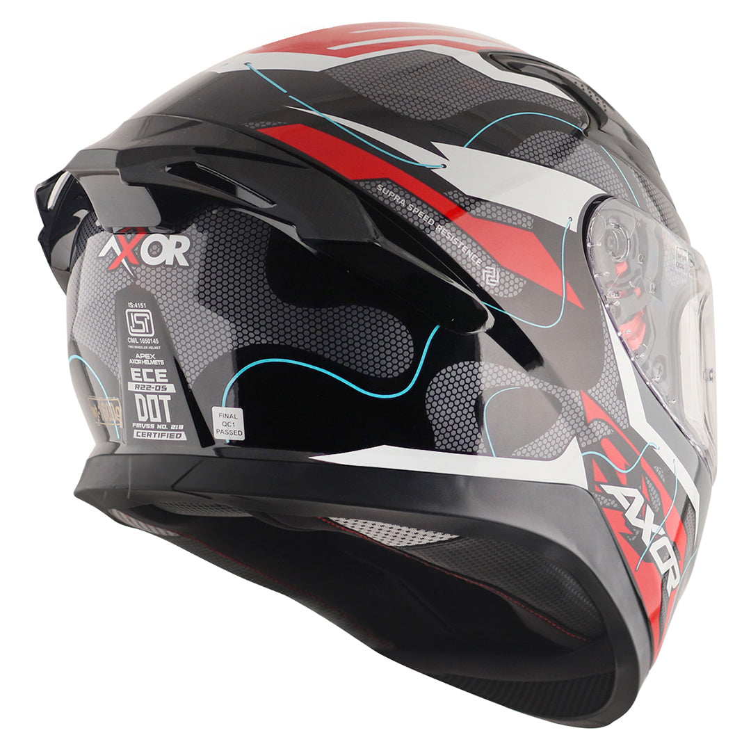 Apex Dynamo Helmet BLACK RED