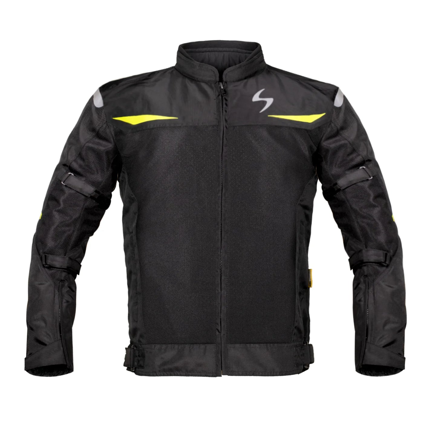 SCALA BLAZE JACKET - Black Hi Viz Yellow