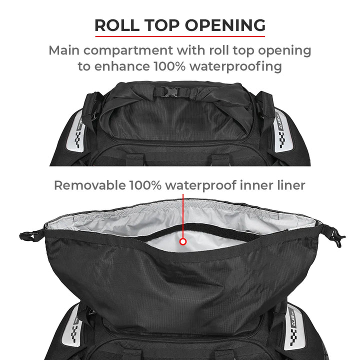 VIATERRA CLAW MINI - 100% WATERPROOF MOTORCYCLE TAILBAG