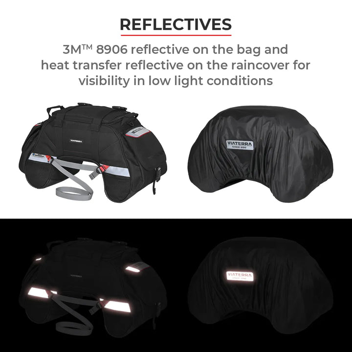 VIATERRA CLAW MINI - 100% WATERPROOF MOTORCYCLE TAILBAG