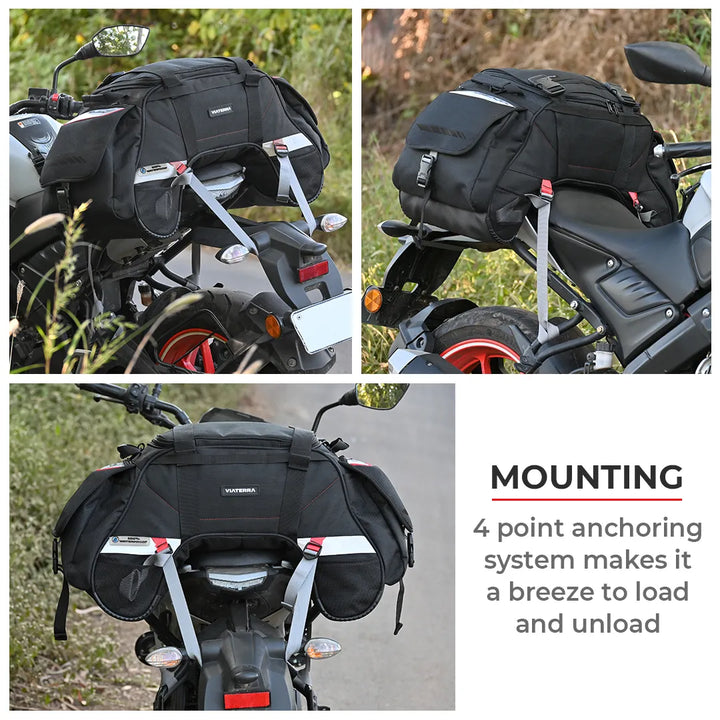 VIATERRA CLAW MINI - 100% WATERPROOF MOTORCYCLE TAILBAG