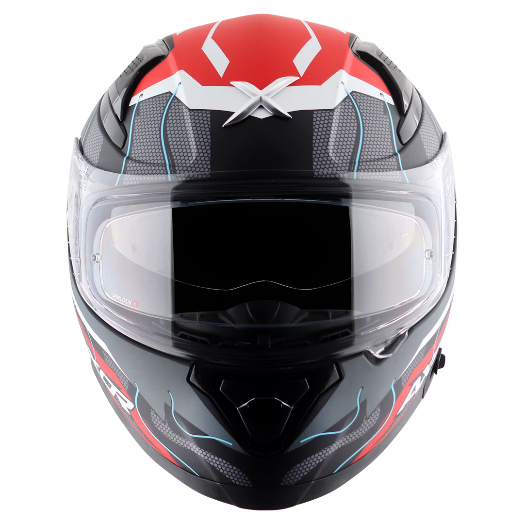 Apex Dynamo Helmet DULL BLACK RED