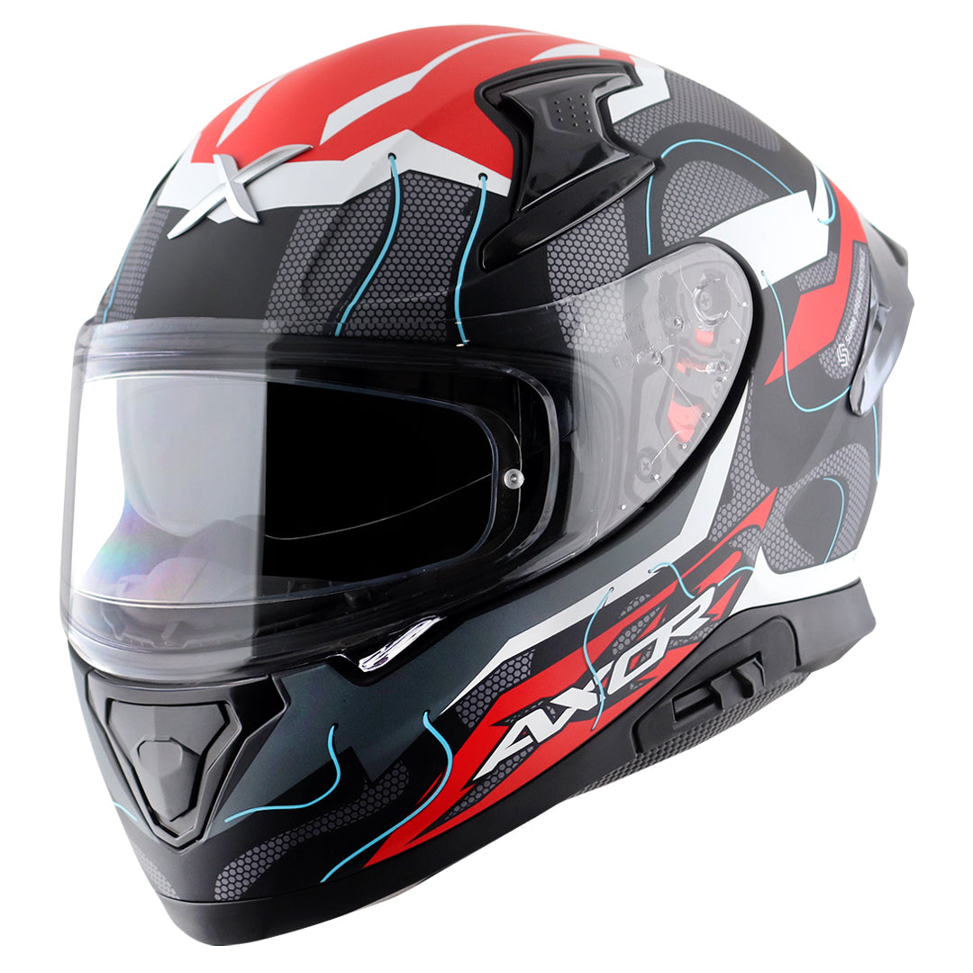 Apex Dynamo Helmet DULL BLACK RED