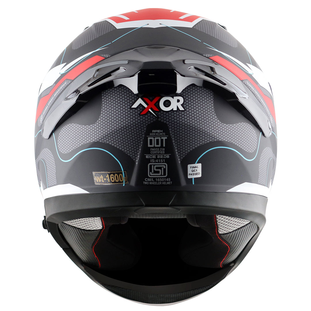 Apex Dynamo Helmet DULL BLACK RED