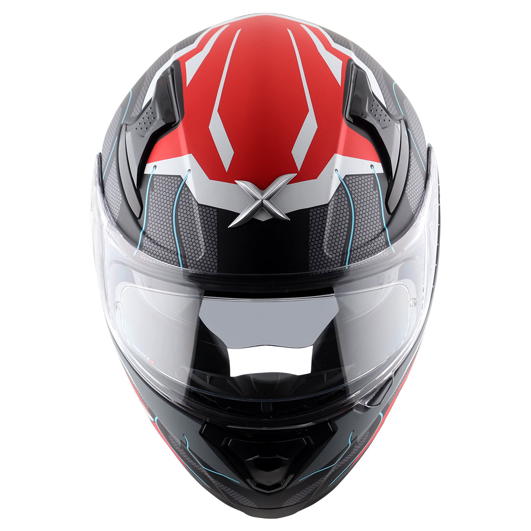 Apex Dynamo Helmet DULL BLACK RED