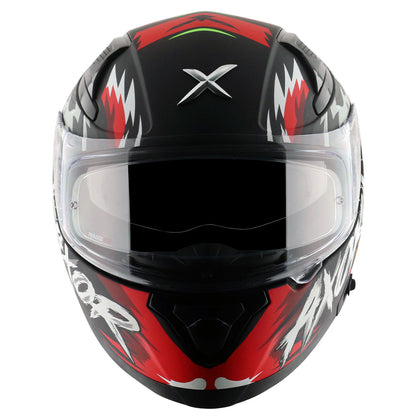 Apex Falcon Helmet DULL BLACK RED