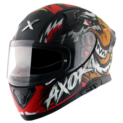 Apex Falcon Helmet DULL BLACK RED