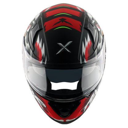 Apex Falcon Helmet DULL BLACK RED