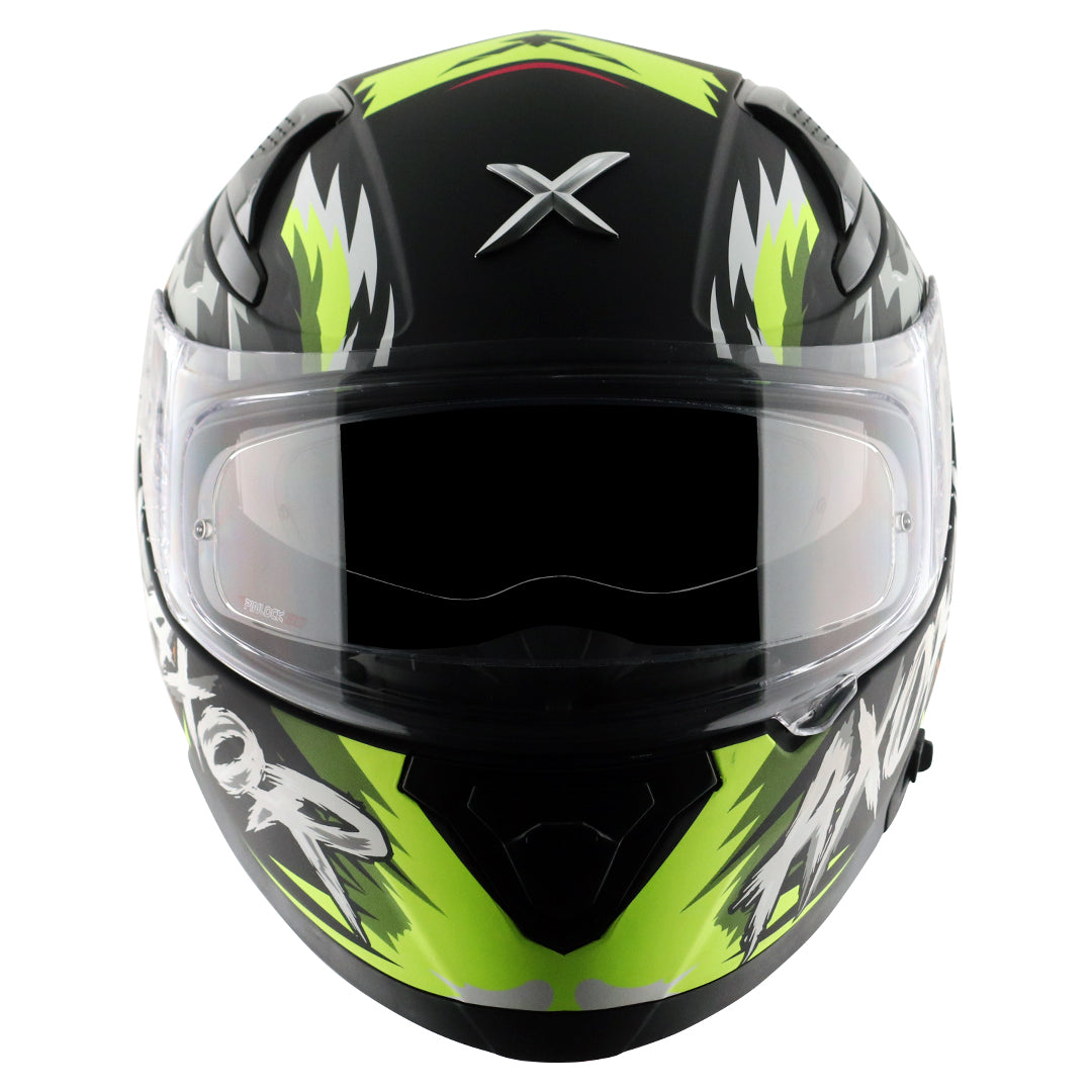 Apex Falcon Helmet DULL BLACK NEON YELLOW