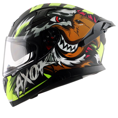 Apex Falcon Helmet DULL BLACK NEON YELLOW