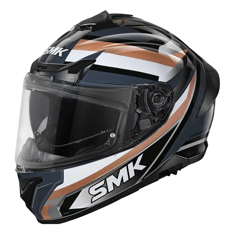 SMK Typhoon Freeride Black Grey (GL627)