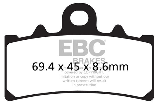 EBC Brake Pads for Dominar (19 ONW) FA606HH Fully Sintered – Front