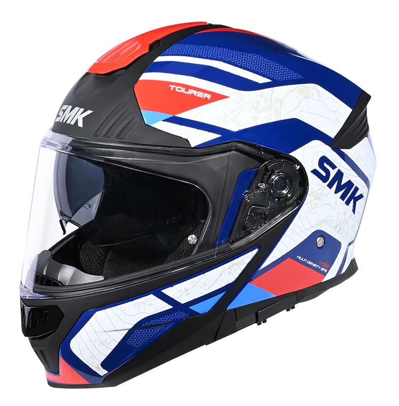 SMK Gullwing Navigator Blue White Red Gloss (GL513) Helmet